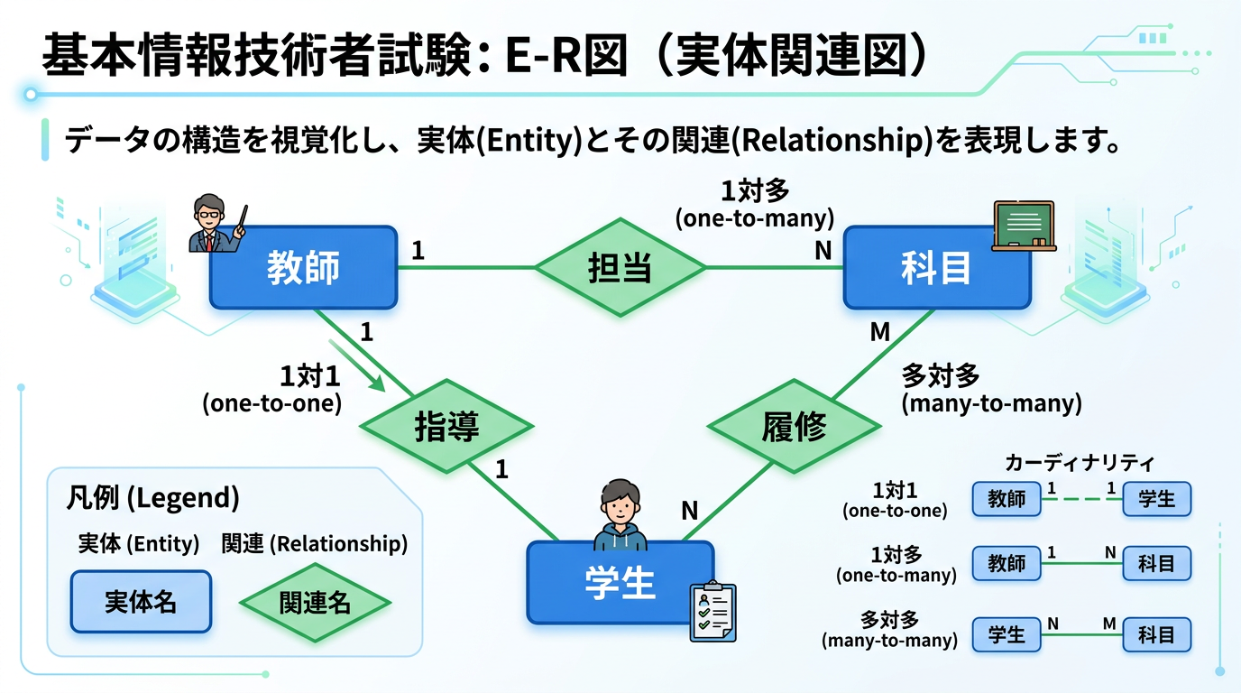 E-R図の記法と例